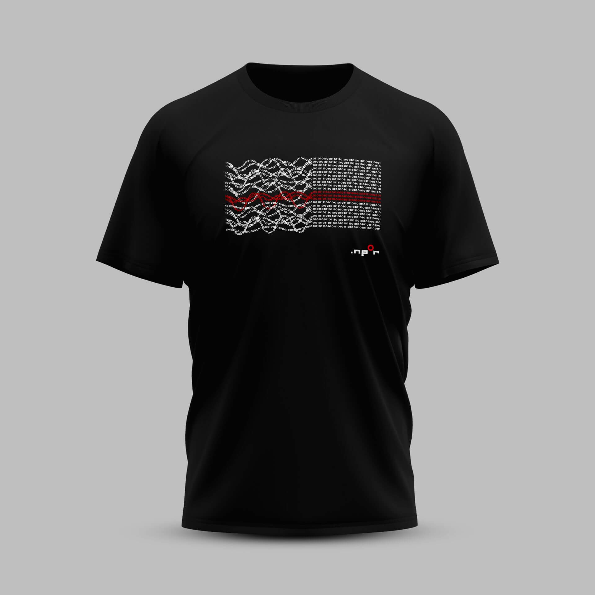Men's Ineor Graphic Short Sleeve T-Shirt (Black)